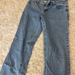 Pacsun lowrise Denim Blue Straight Leg Women's Jeans